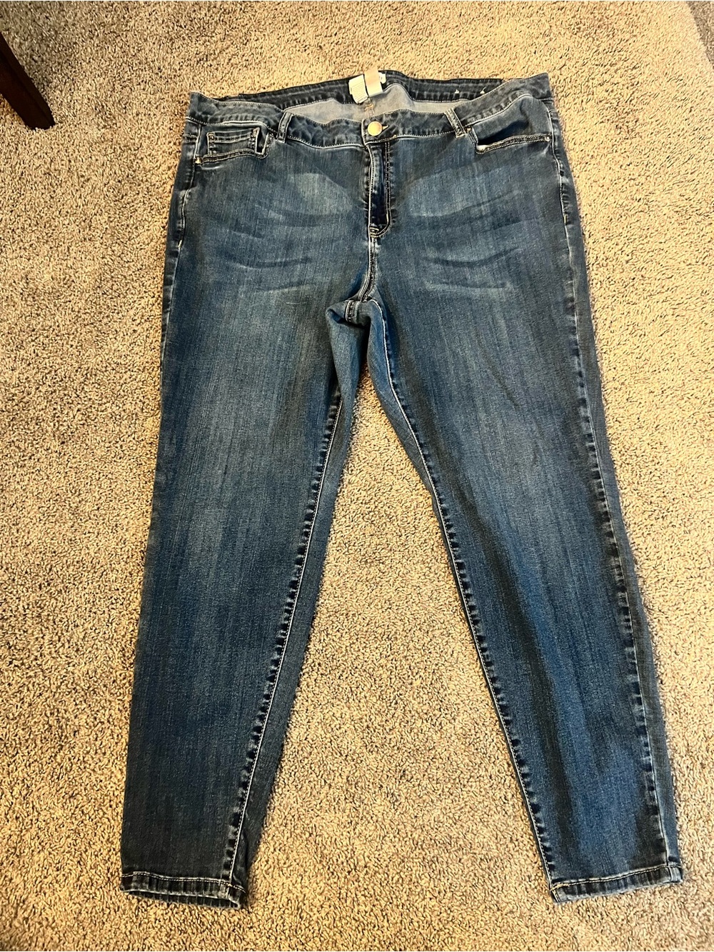 Lane Bryant Dark Blue Stretch Jeans